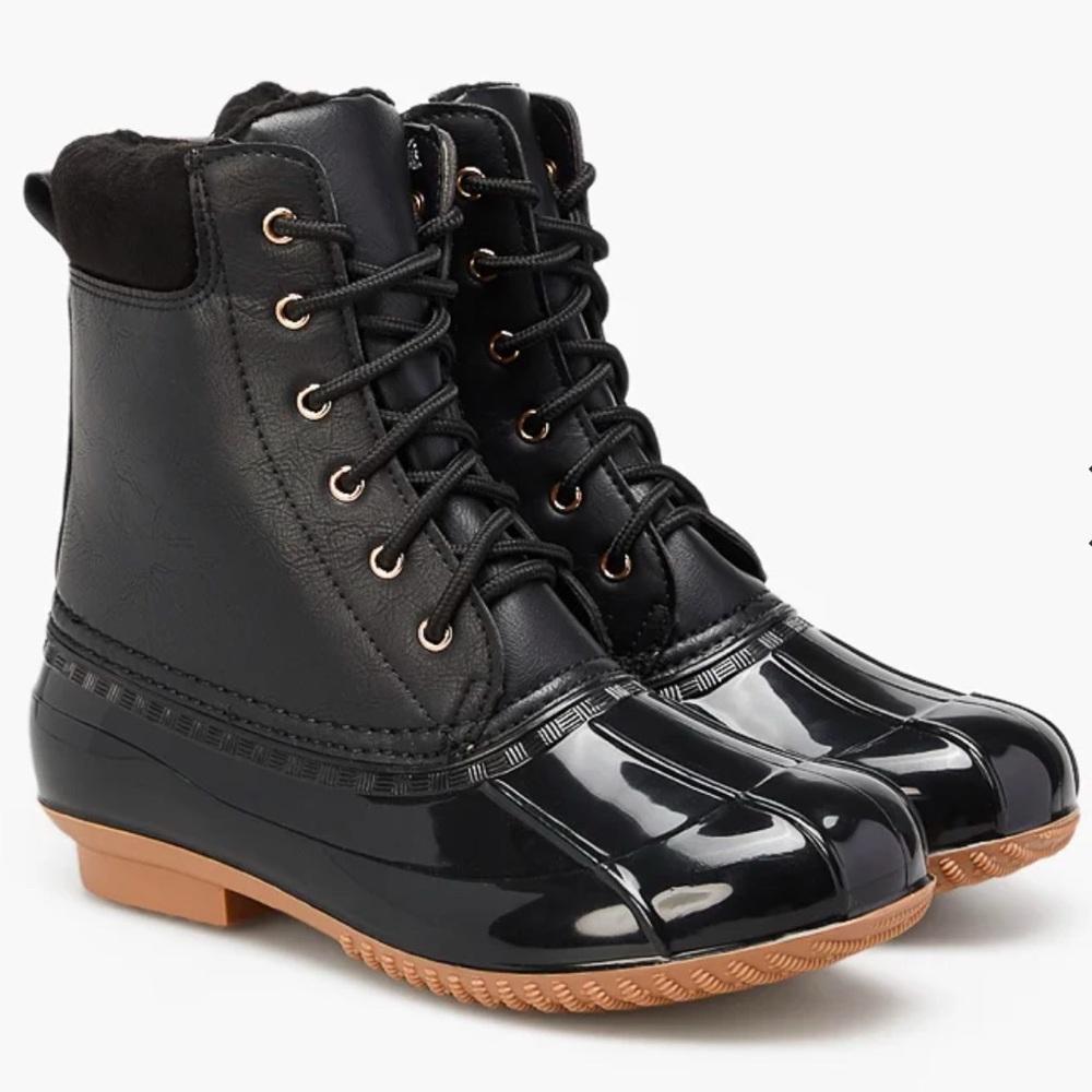 Black Winter Duck Boot